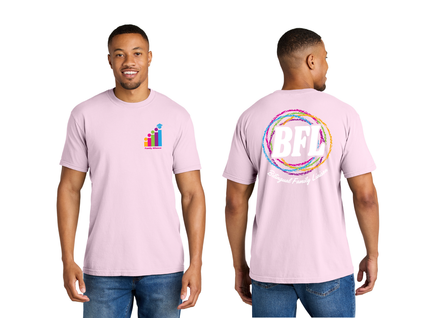Comfort Colors® Heavyweight Ring Spun Tee - 1717 - Design 2
