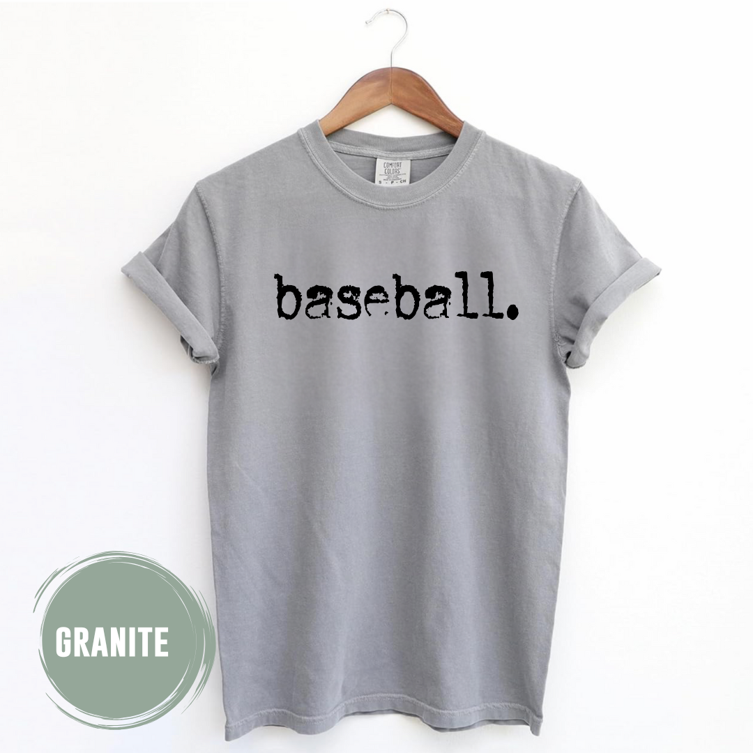 Baseball Typography T