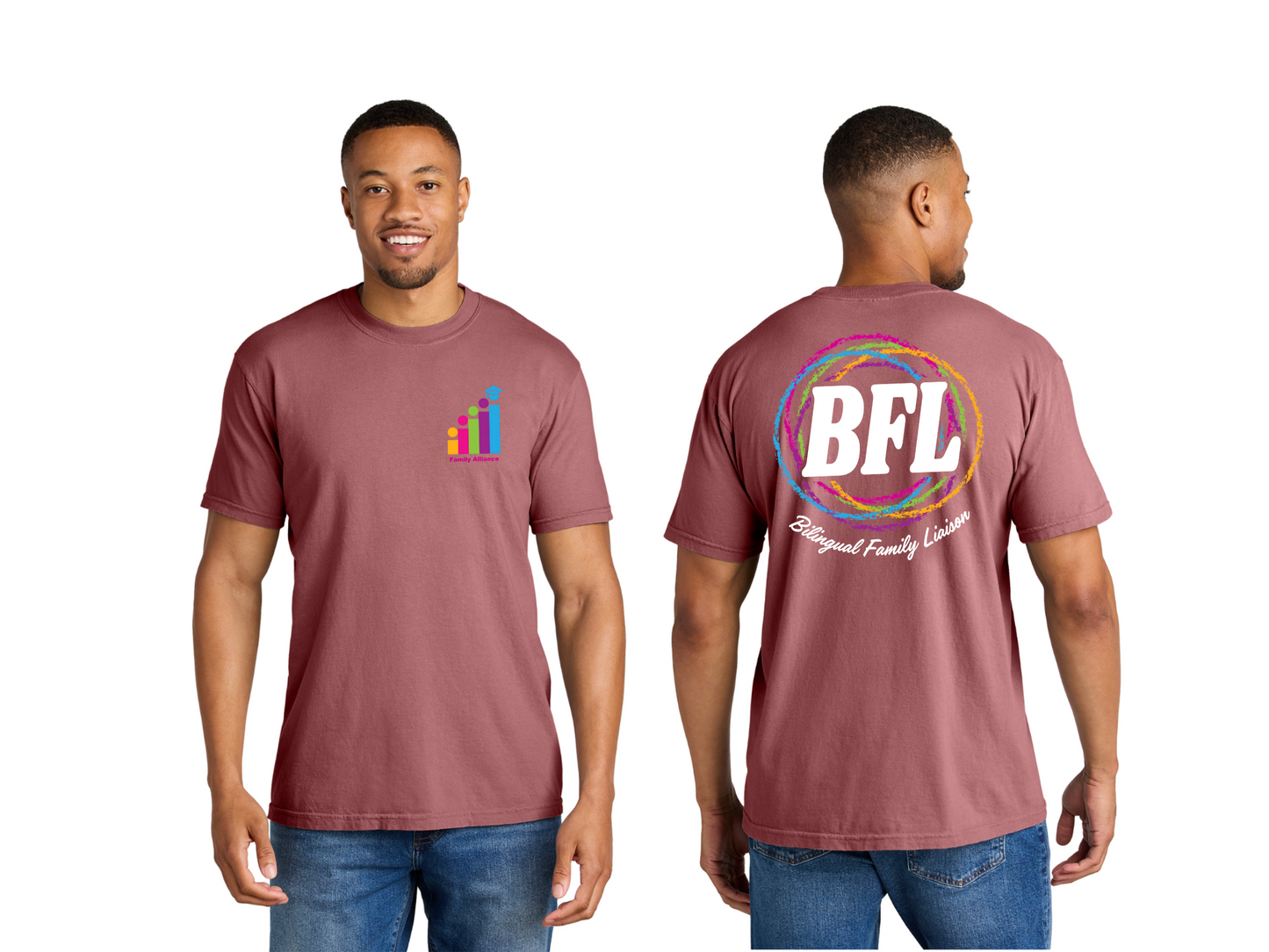 Comfort Colors® Heavyweight Ring Spun Tee - 1717 - Design 2