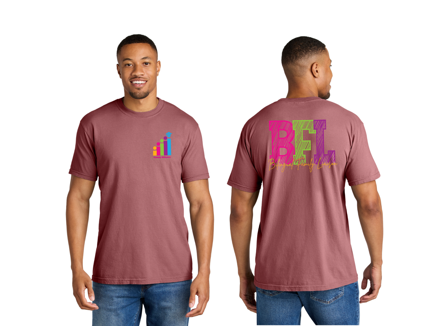 Comfort Colors® Heavyweight Ring Spun Tee - 1717 - Design 1