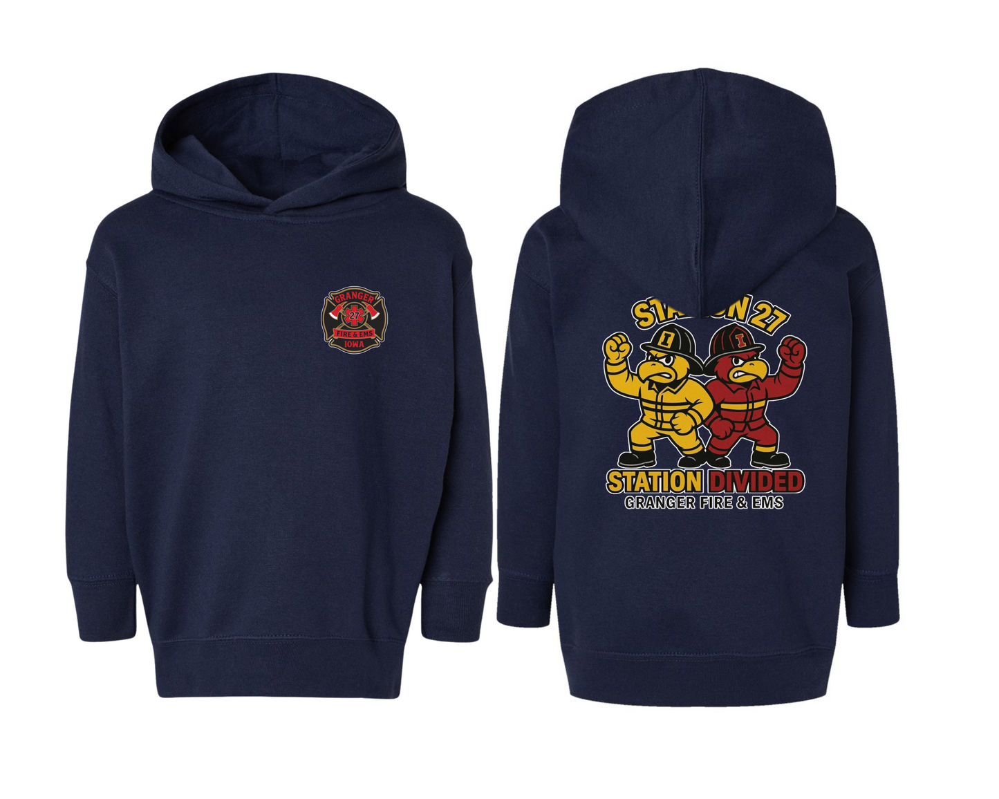 Toddler Station Divided Hoodie