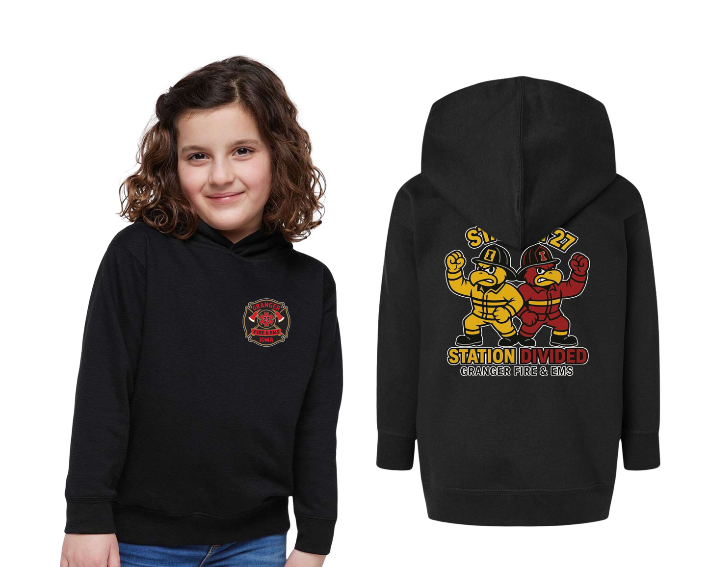 Toddler Station Divided Hoodie