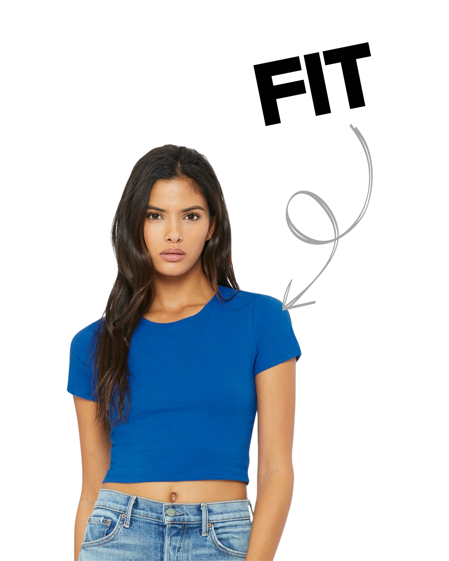 Womens Fit Crop Tee