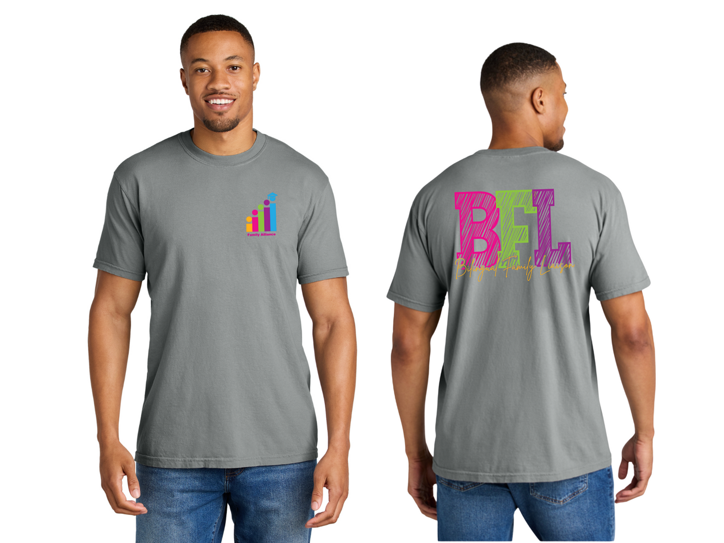 Comfort Colors® Heavyweight Ring Spun Tee - 1717 - Design 1