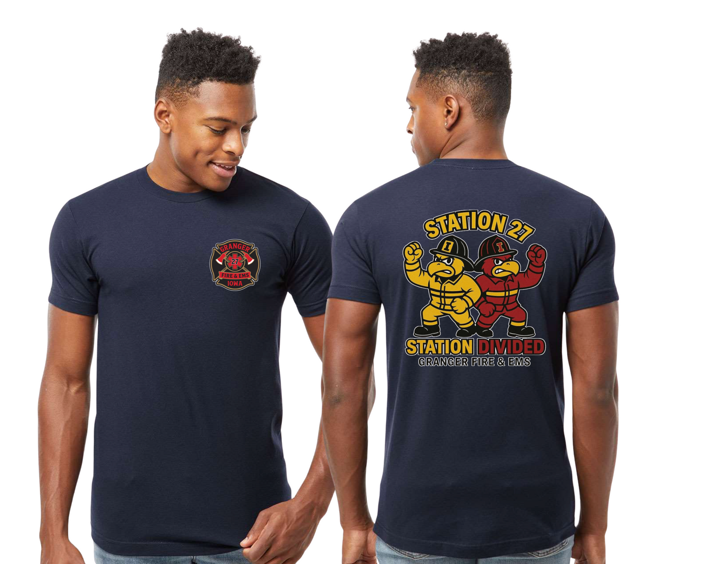 Unisex Station Divided T-Shirt