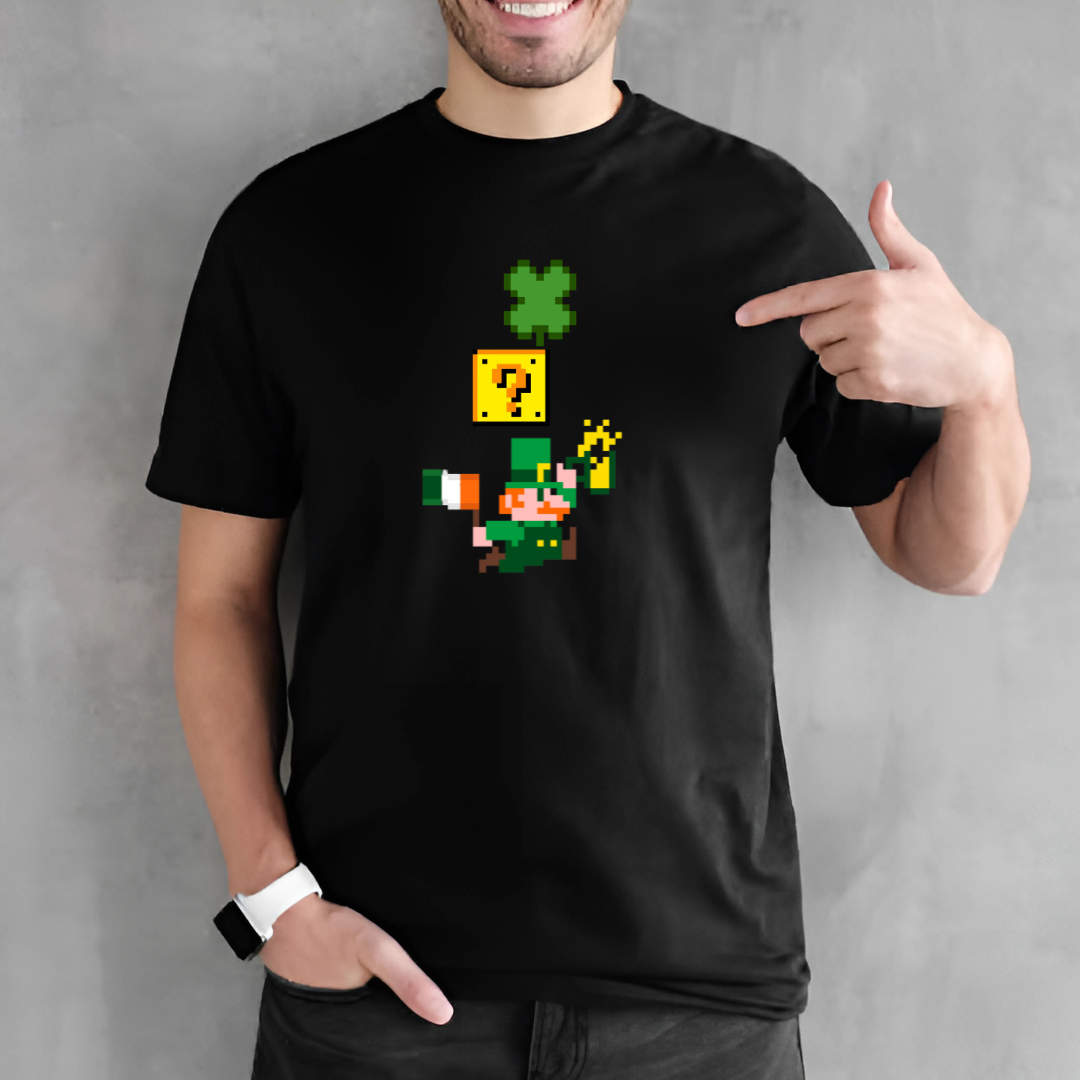 Retro Mario Themed St Patricks Day