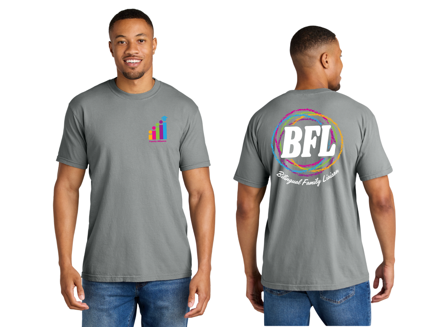 Comfort Colors® Heavyweight Ring Spun Tee - 1717 - Design 2