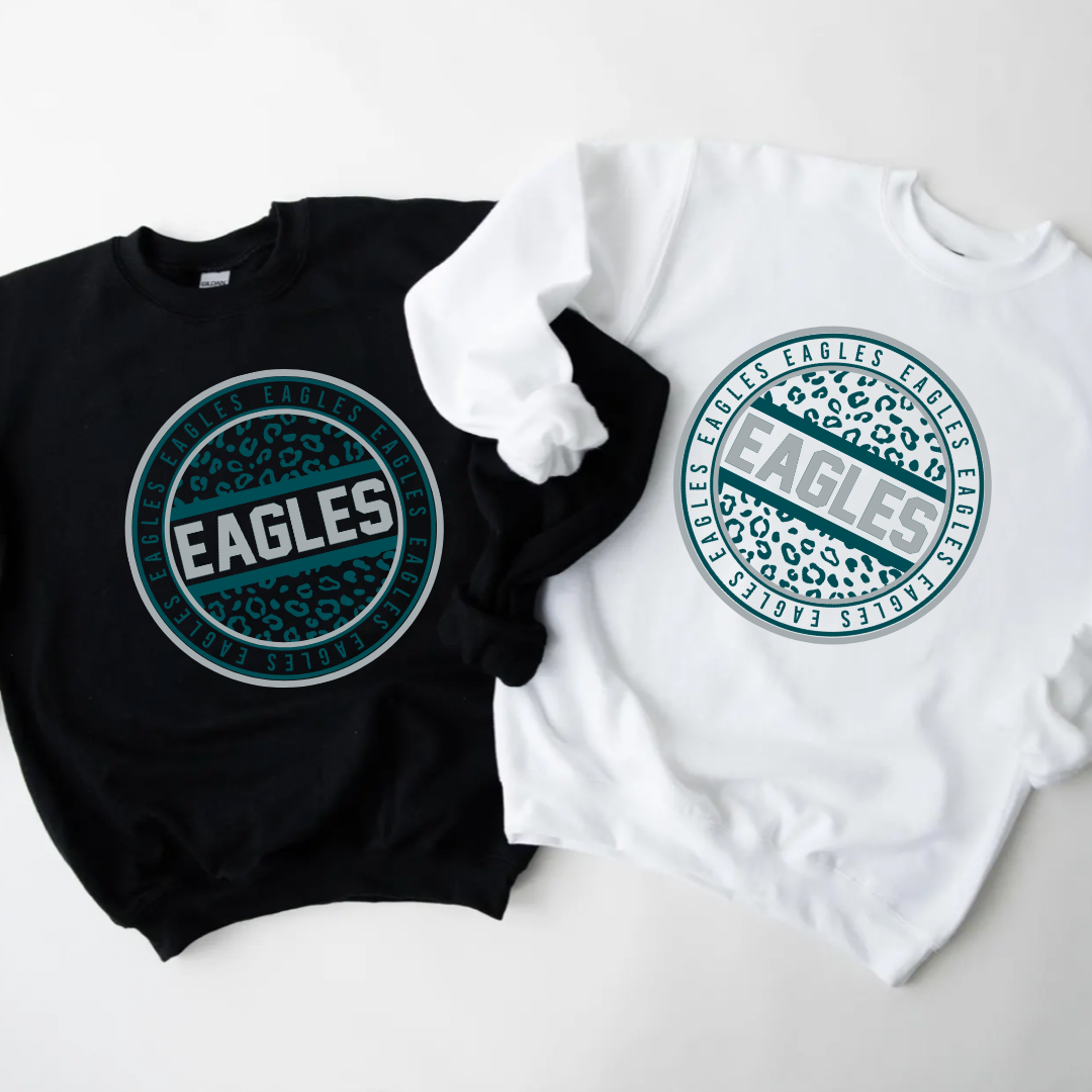 Round Eagles Leopard Shirt