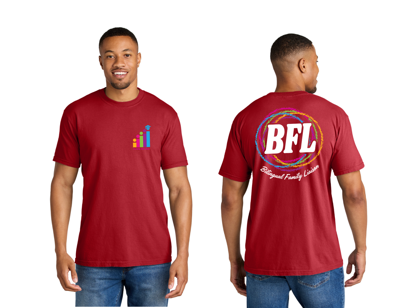 Comfort Colors® Heavyweight Ring Spun Tee - 1717 - Design 2