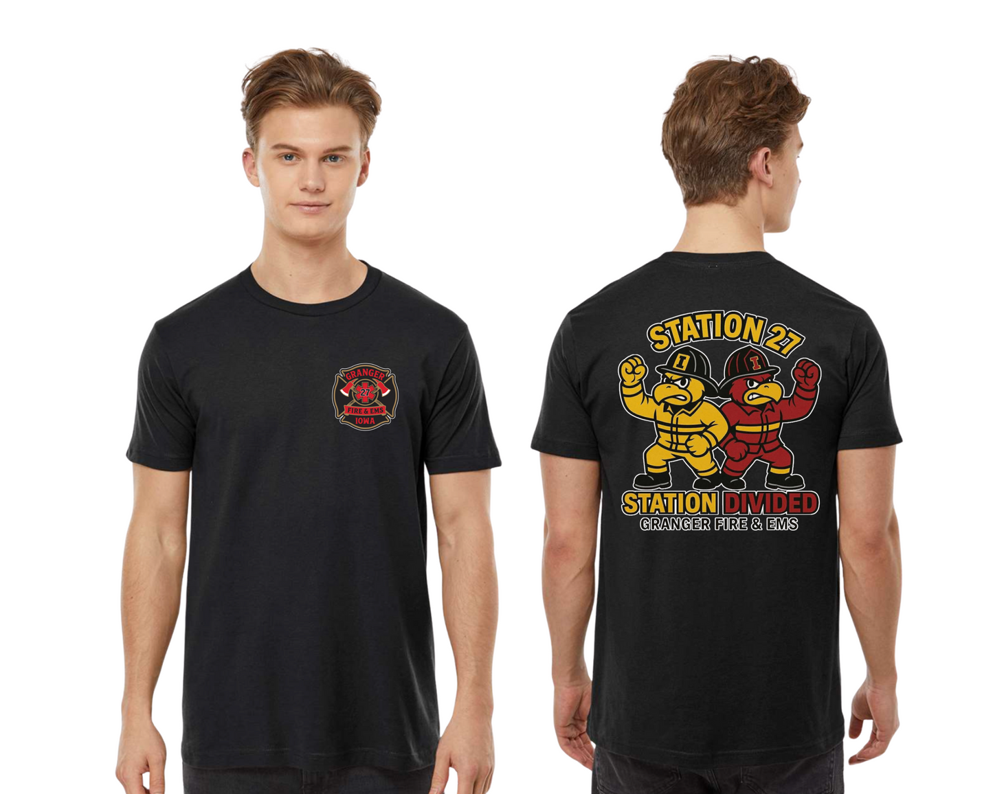 Unisex Station Divided T-Shirt