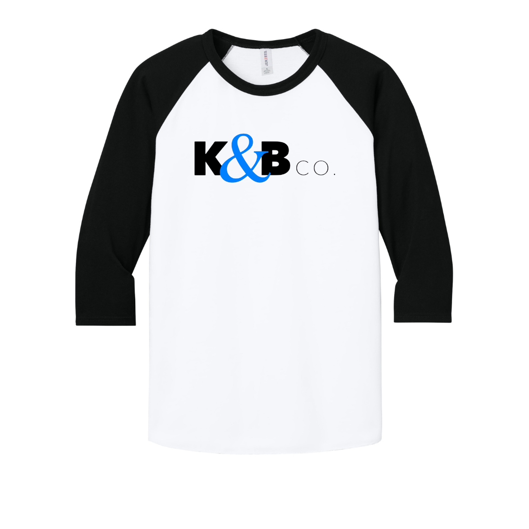Jerzees® Unisex Premium Blend Combed Ring Spun 3/4-Sleeve Raglan Tee - Design 2