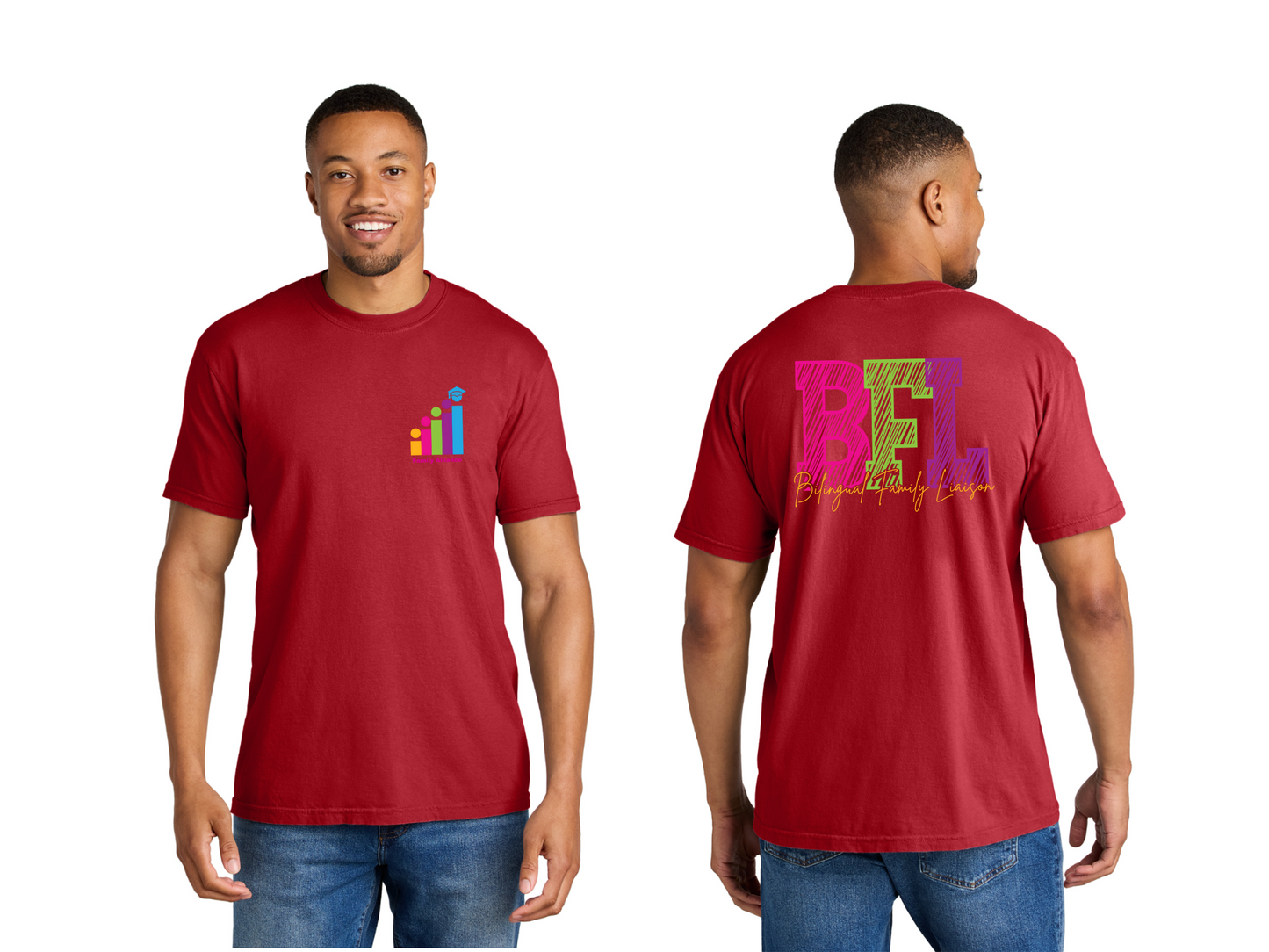 Comfort Colors® Heavyweight Ring Spun Tee - 1717 - Design 1
