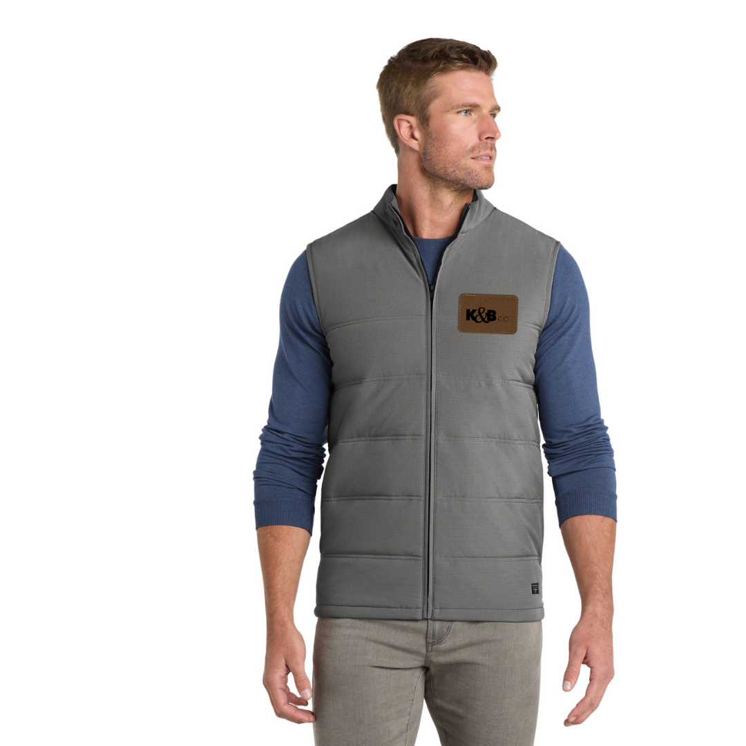 Travis Mathew Cold Bay Vest - Leather Patch
