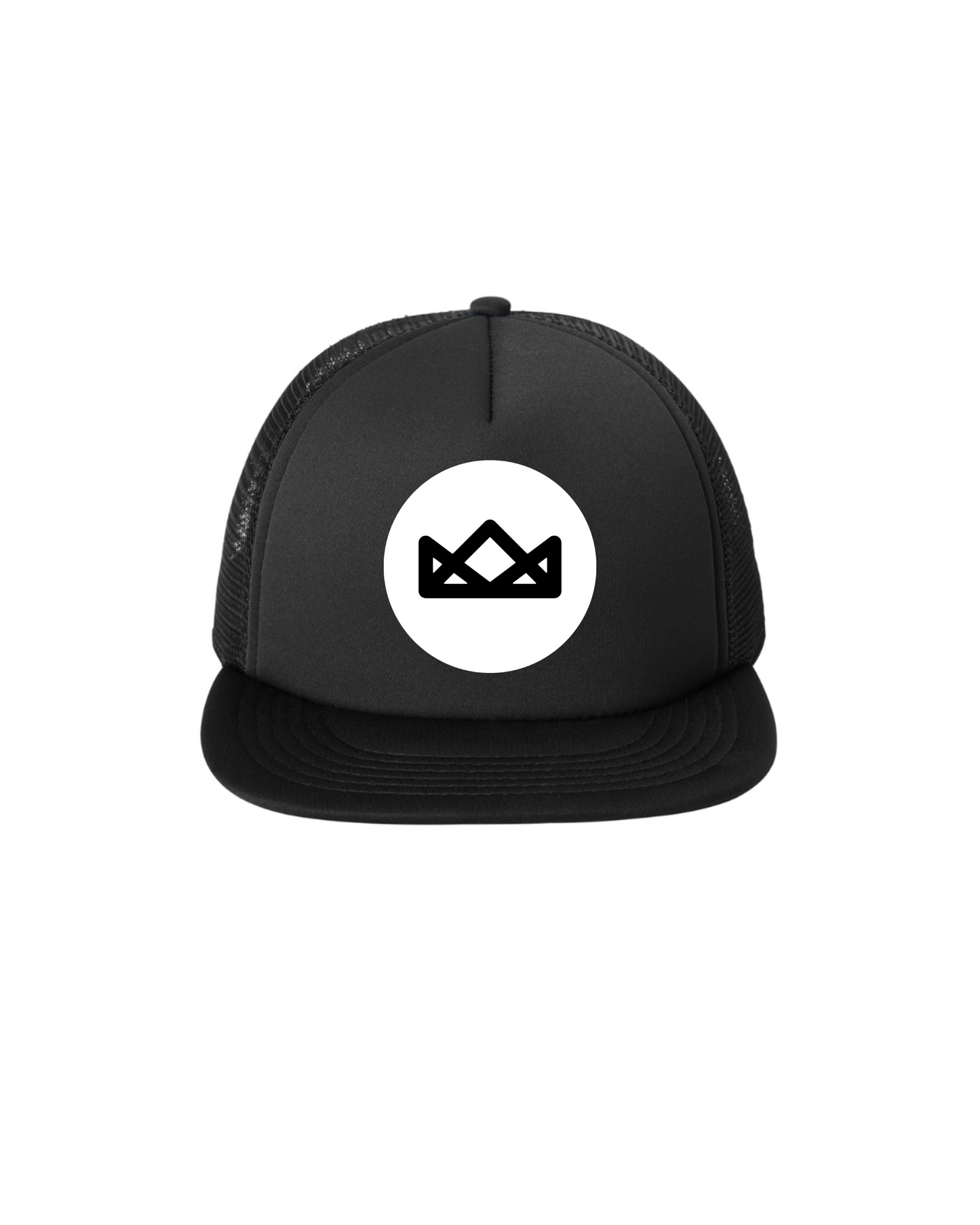 Flat Bill Snapback Trucker Cap - Full Front Design