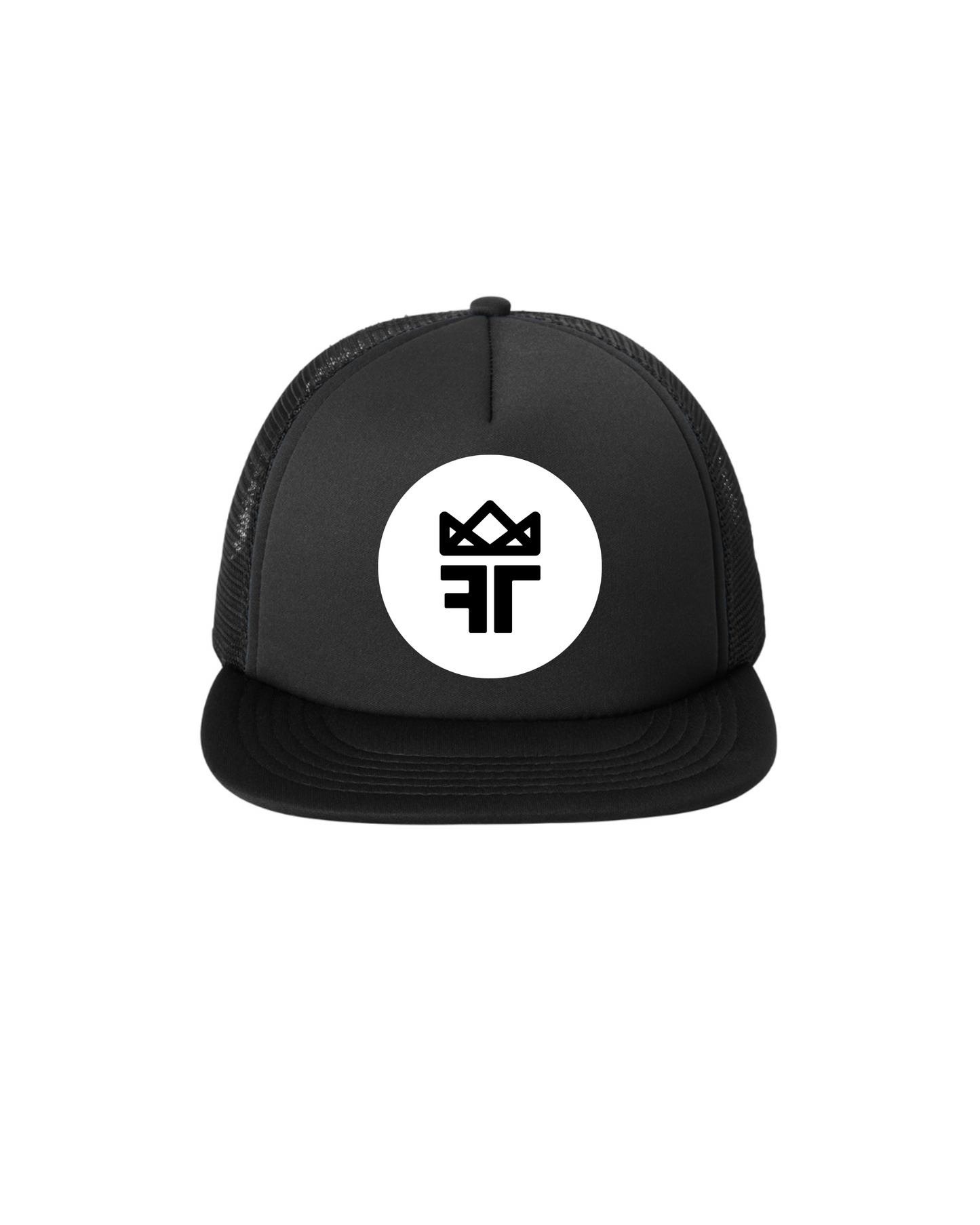 Flat Bill Snapback Trucker Cap - Full Front Design