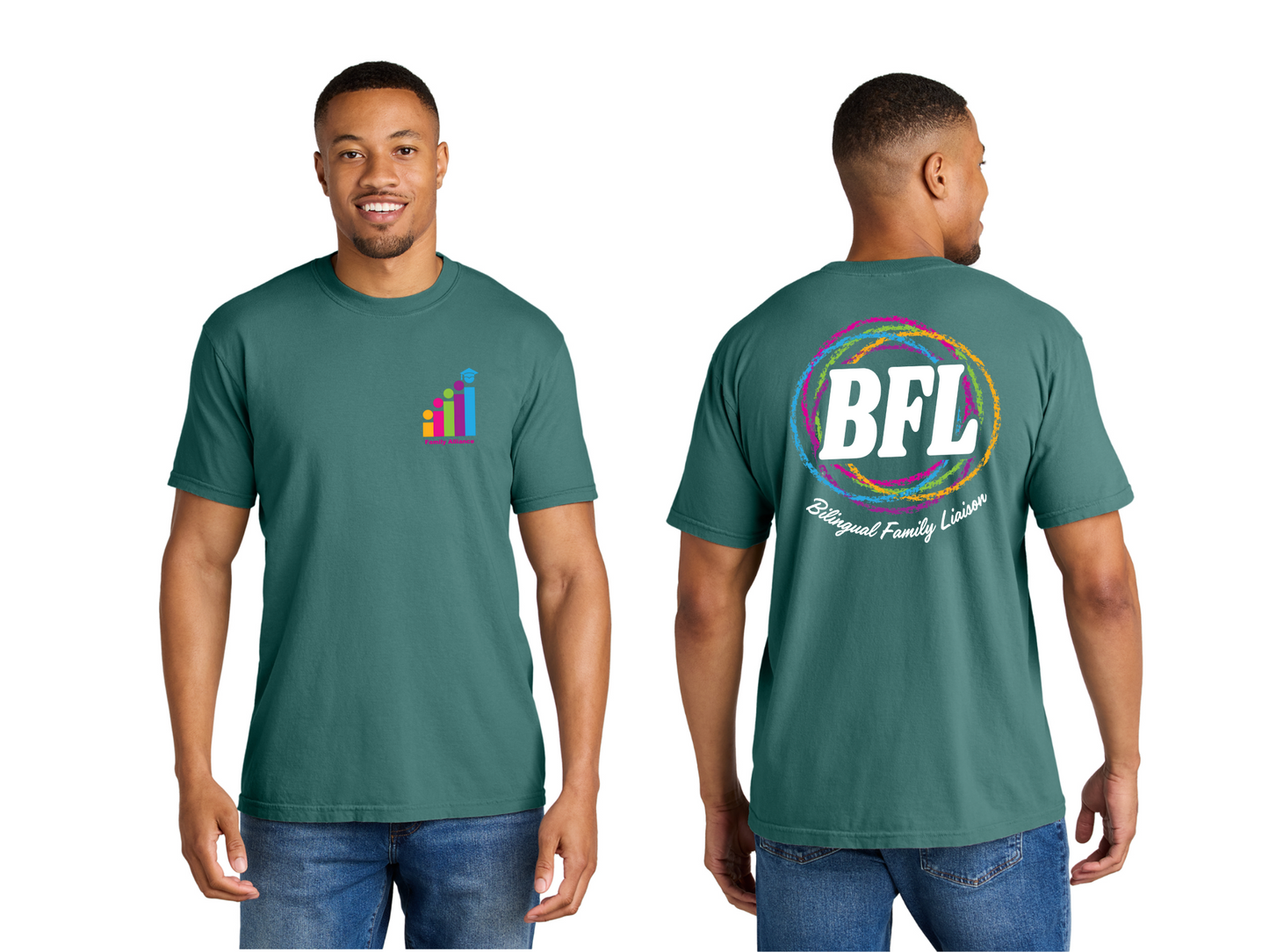 Comfort Colors® Heavyweight Ring Spun Tee - 1717 - Design 2