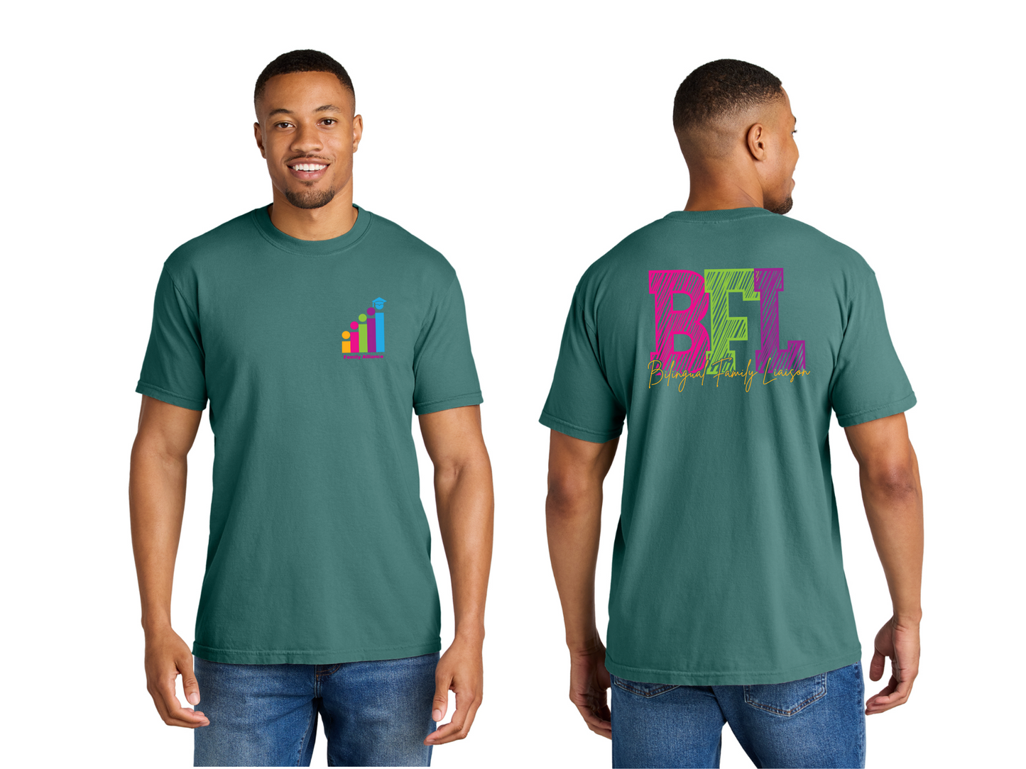 Comfort Colors® Heavyweight Ring Spun Tee - 1717 - Design 1