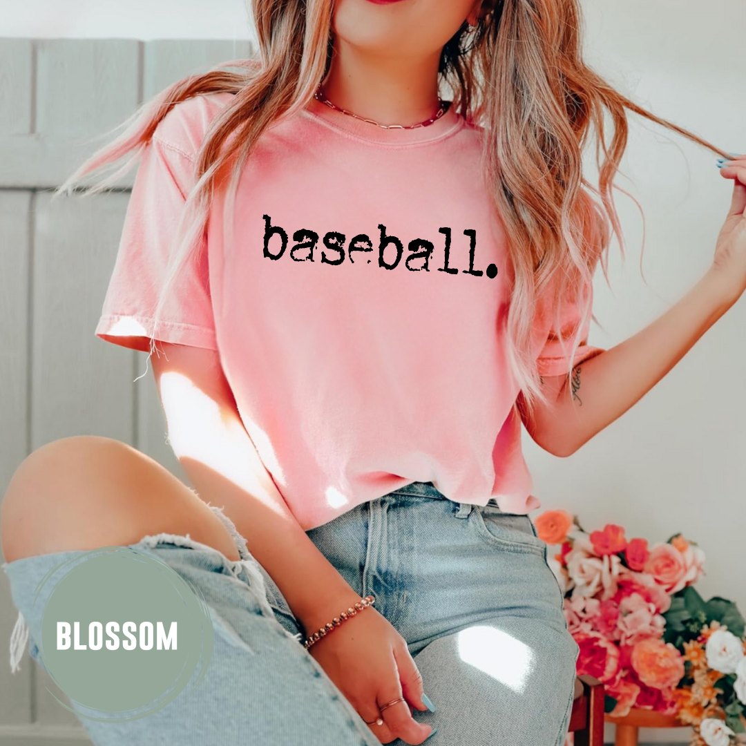 Baseball Typography T