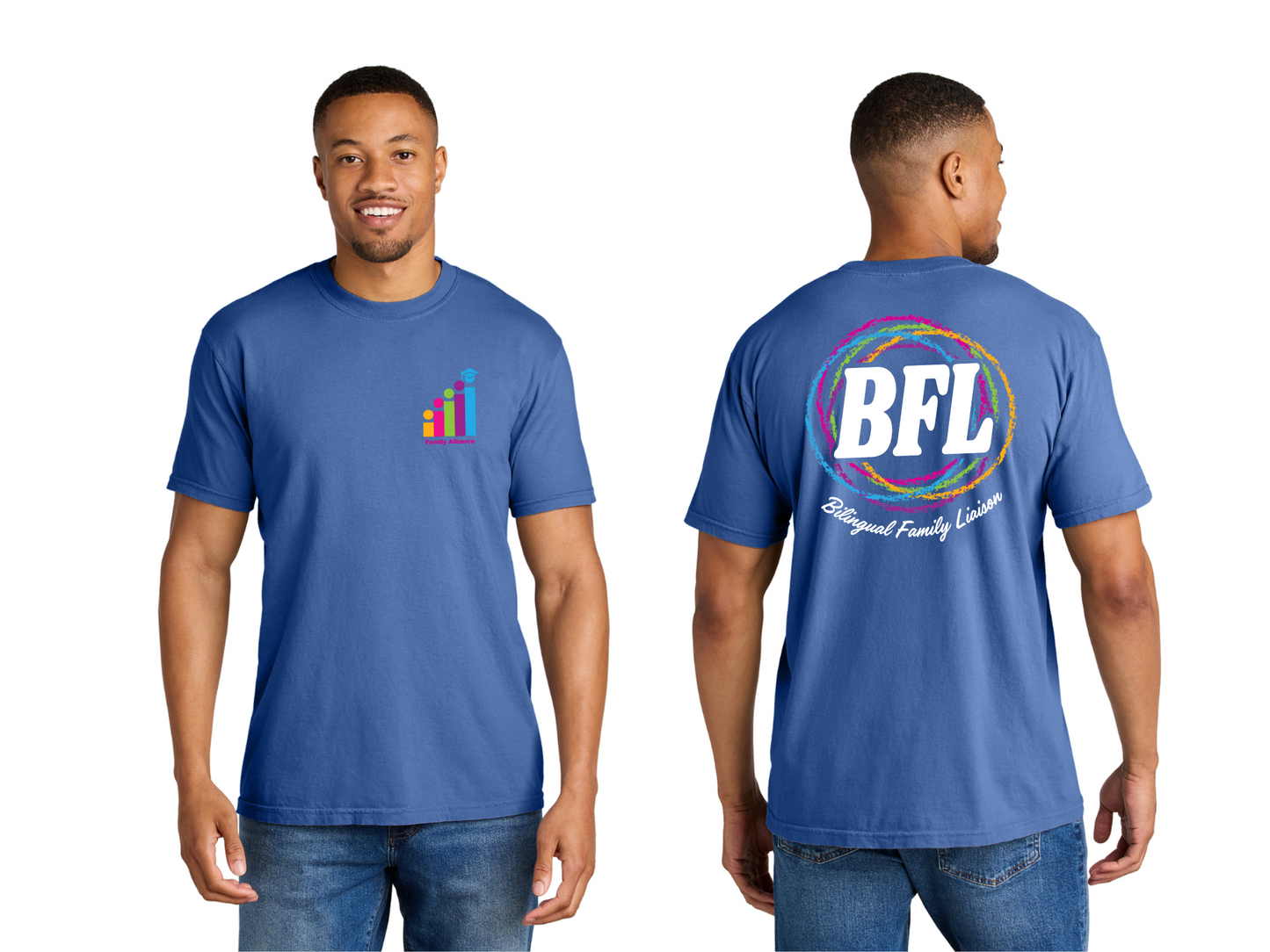 Comfort Colors® Heavyweight Ring Spun Tee - 1717 - Design 2