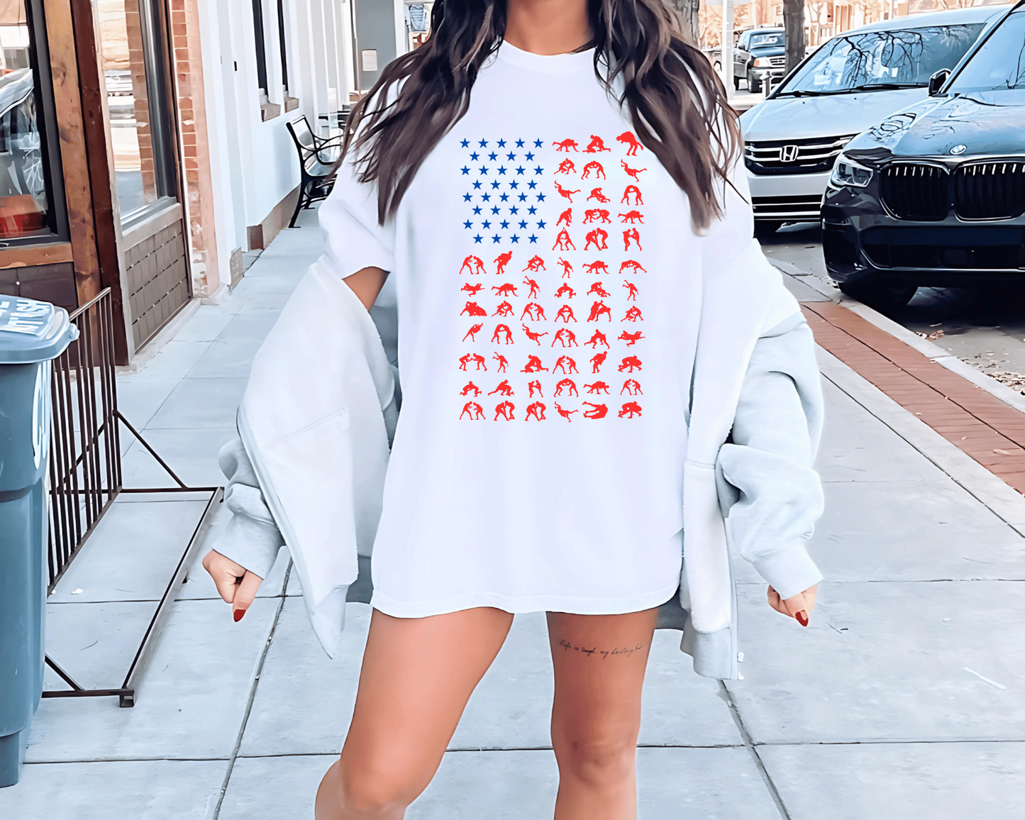 Wrestling Postion American Flag