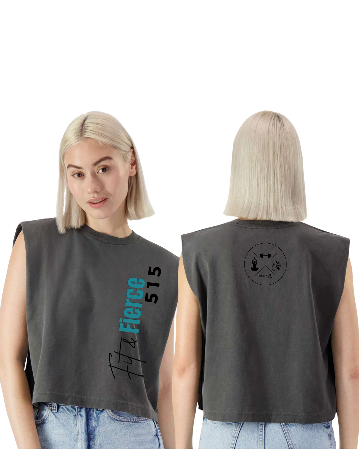 Women's Garment-Dyed Heavyweight Muscle Tee - 307GD