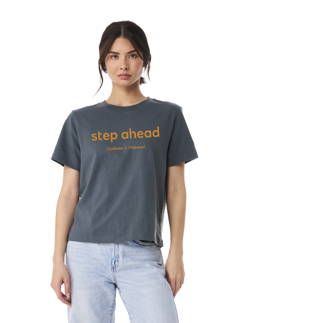 BELLA+CANVAS® Women’s 6-Ounce Heavyweight Tee - BC6110 - Vintage Navy