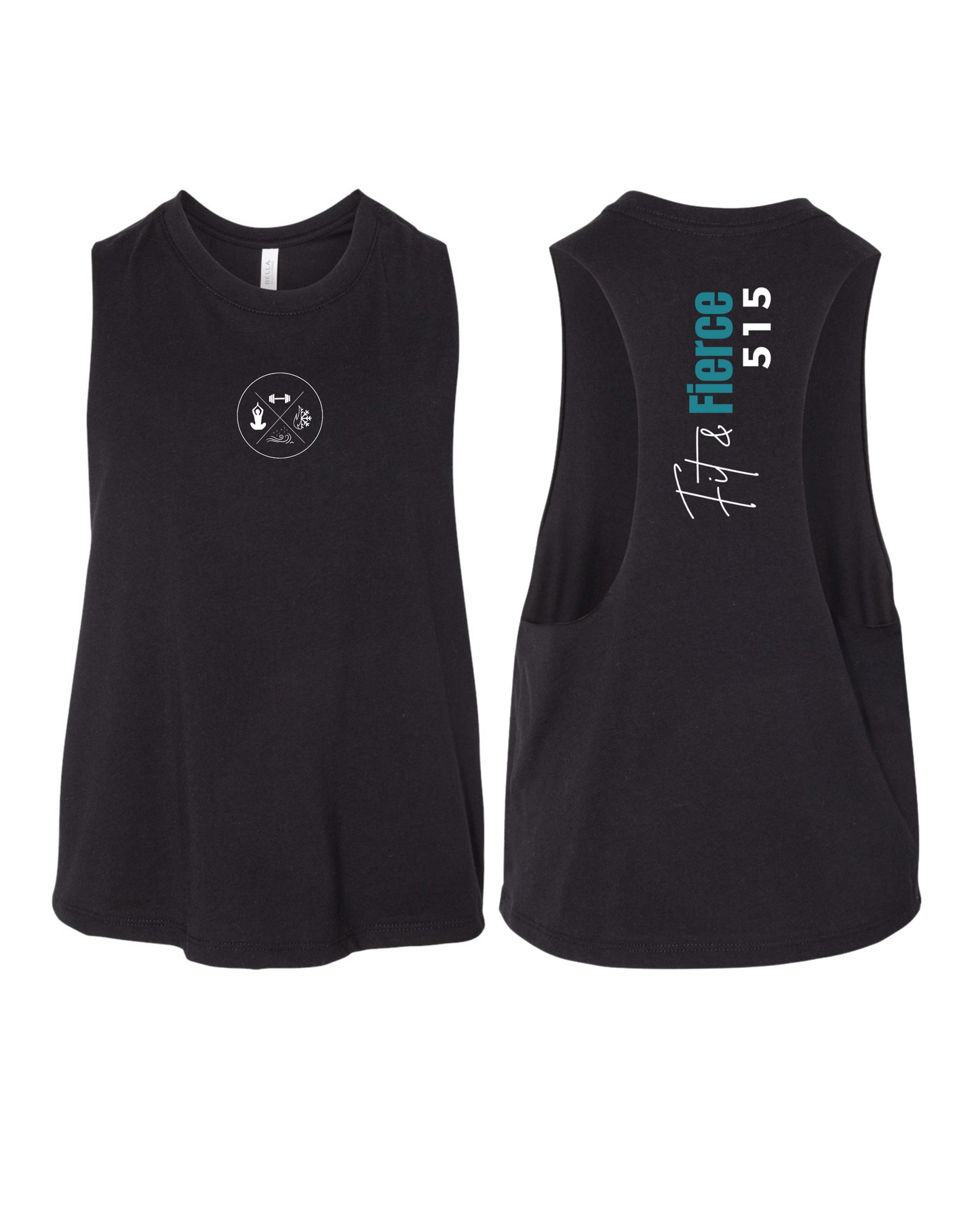 Bella + Canvas Women's Racerback Crop Tank - 6682