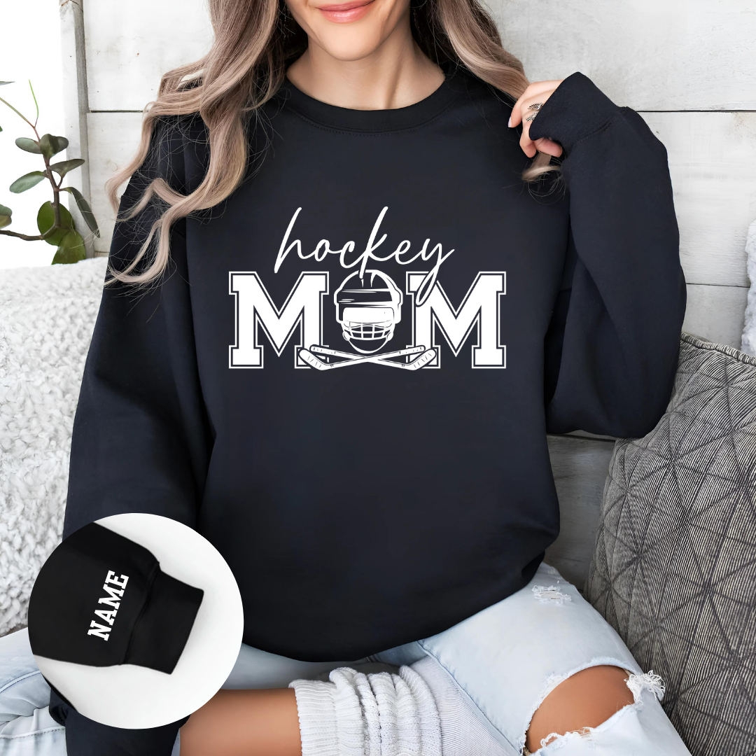 Personalized Hockey Mom Crewneck