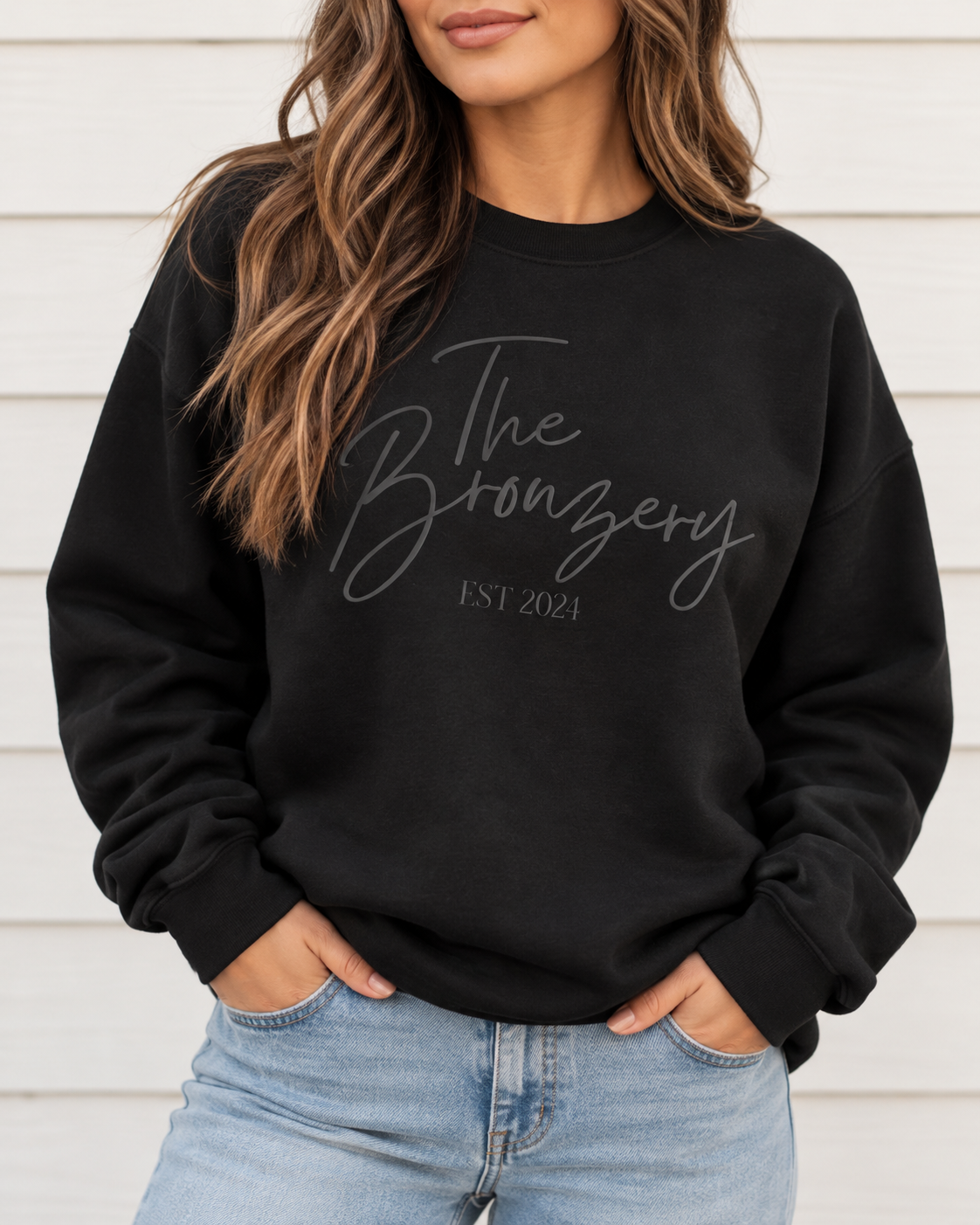 The Bronzery Mono Puff Crewneck - PC78