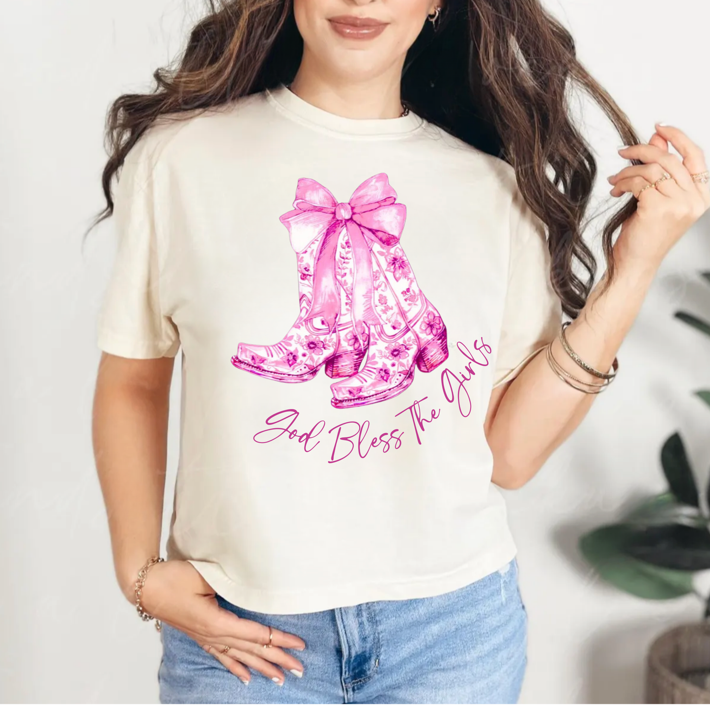 Megan Moroney God Bless The Girls Boot TShirt