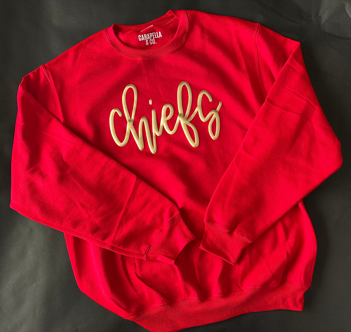 Chiefs Metallic Puff Crew