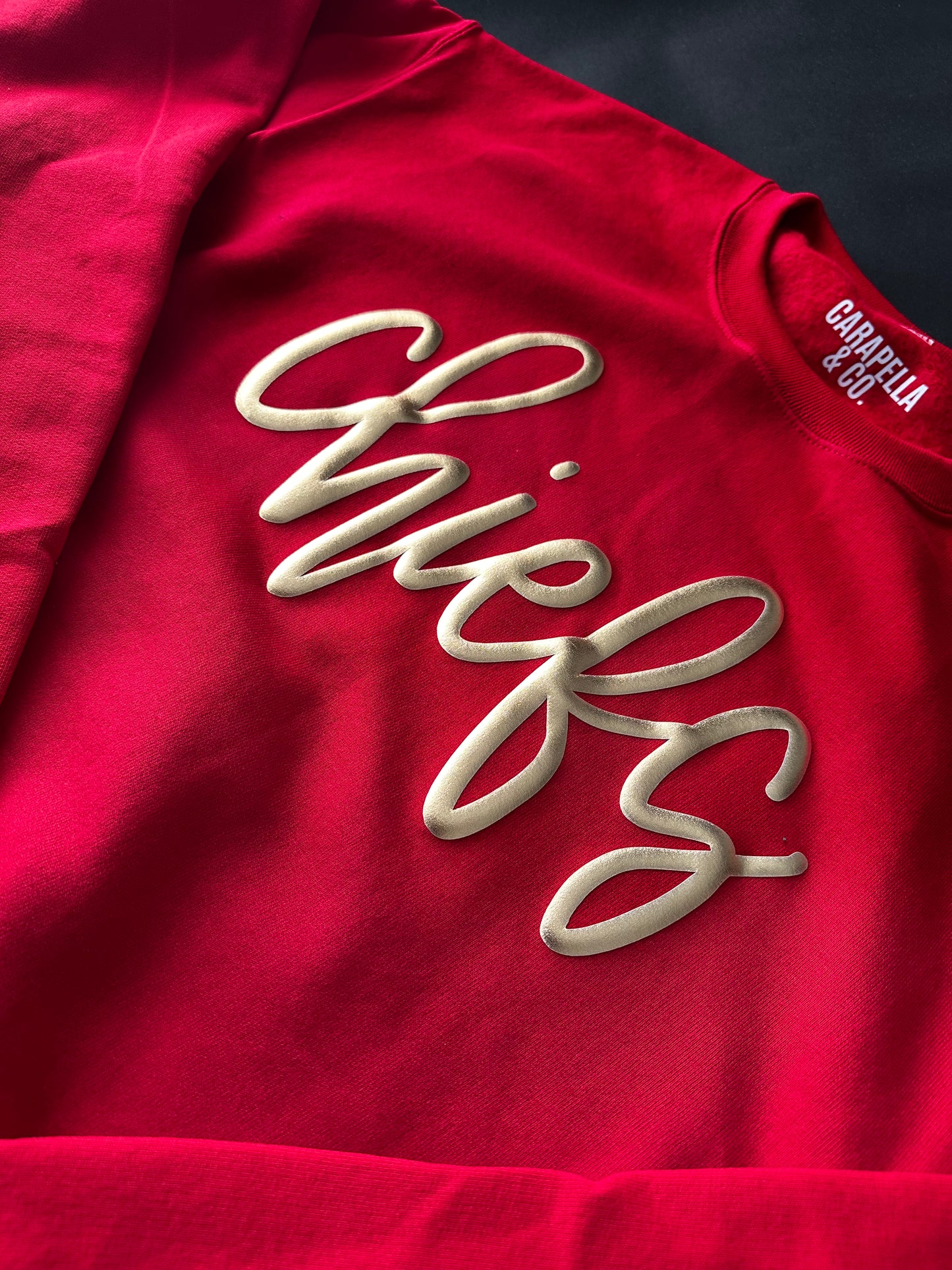 Chiefs Metallic Puff Crew