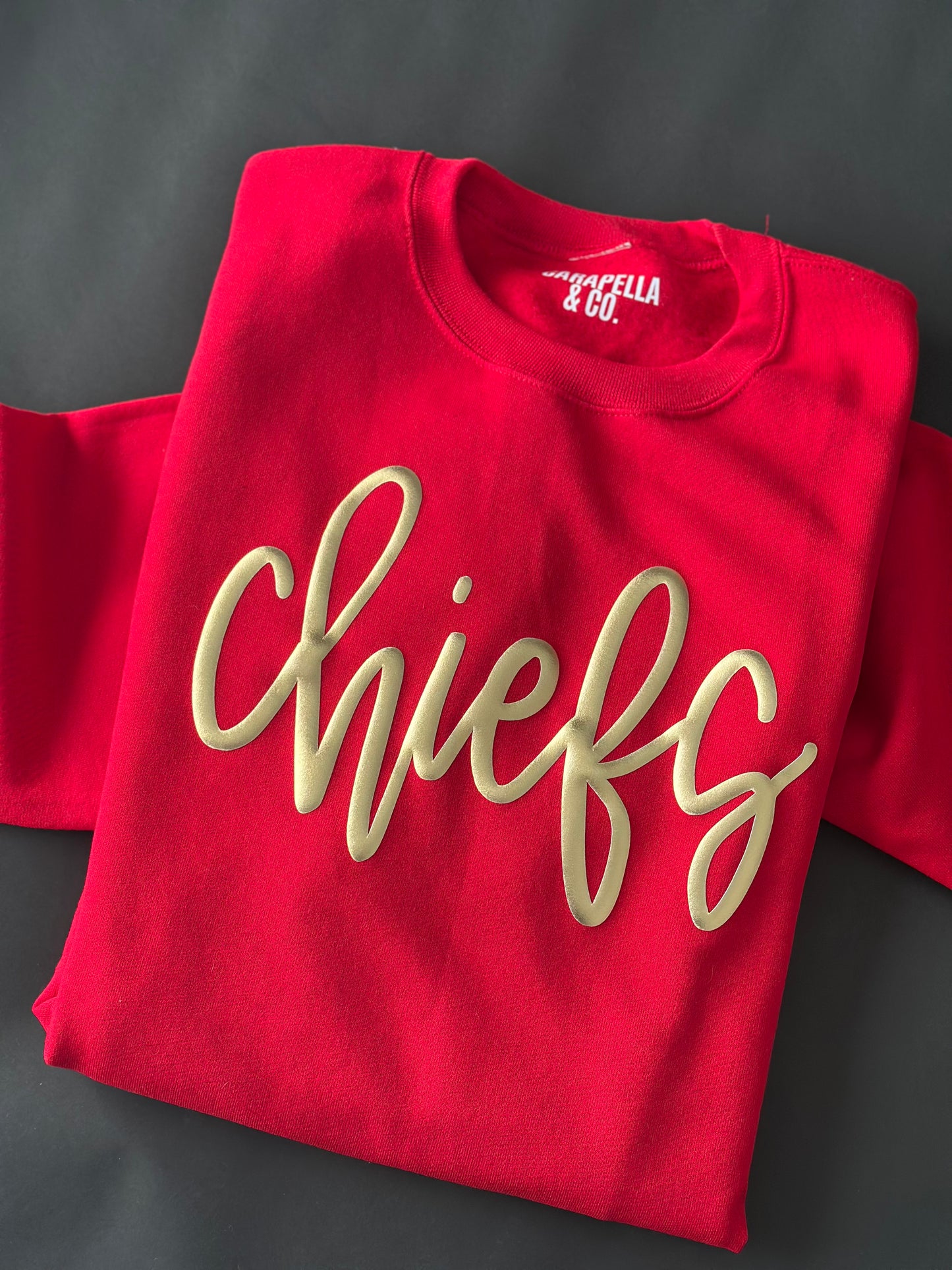 Chiefs Metallic Puff Crew