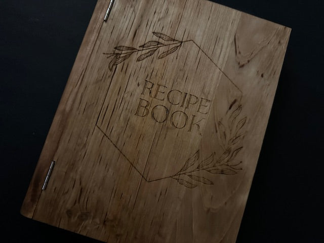 Wooden Recipe Book