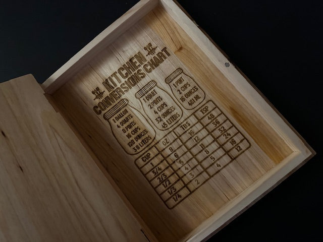 Wooden Recipe Book