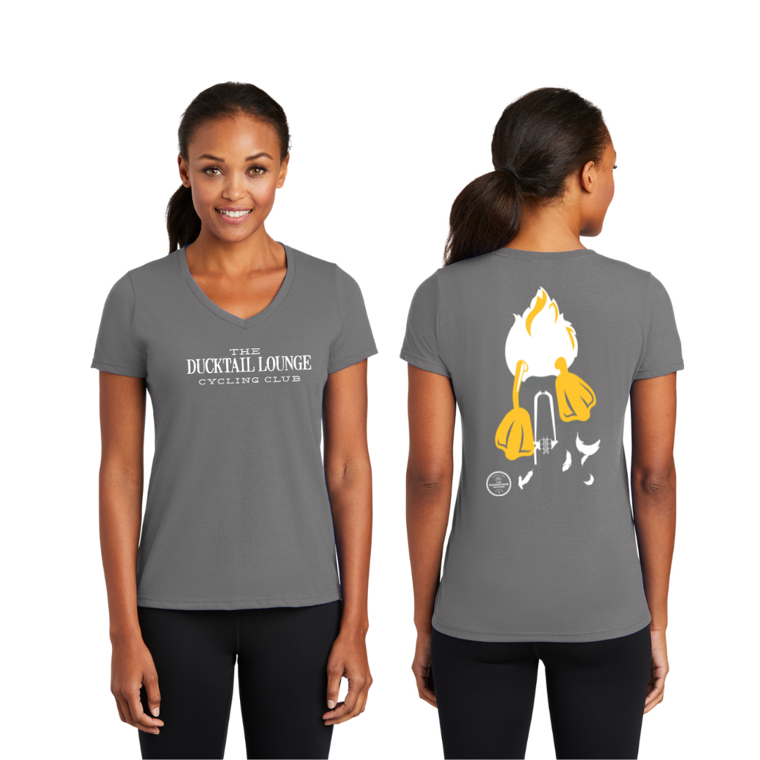 Port & Company® Women's Performance Blend V-Neck Tee - LPC381V