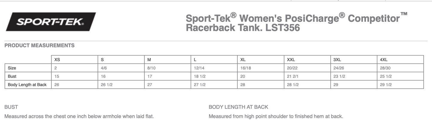 Sport-Tek® Women's PosiCharge® Competitor™ Racerback Tank - LST356