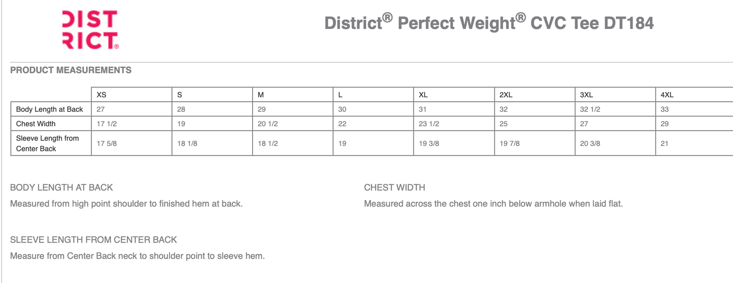 District® Perfect Weight® CVC Tee - DT184 - Bierbitzch + Team Nad Design