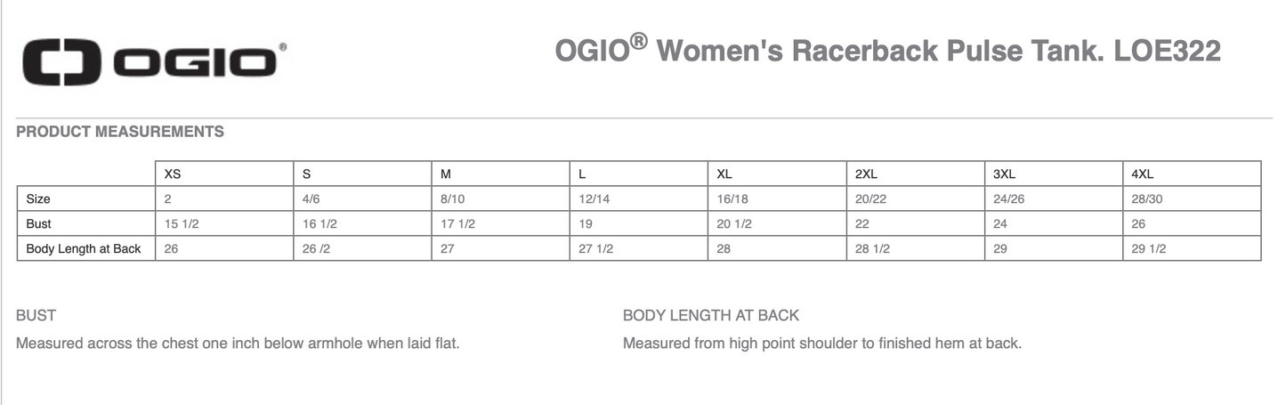 OGIO® Women's Racerback Pulse Tank - LOE322