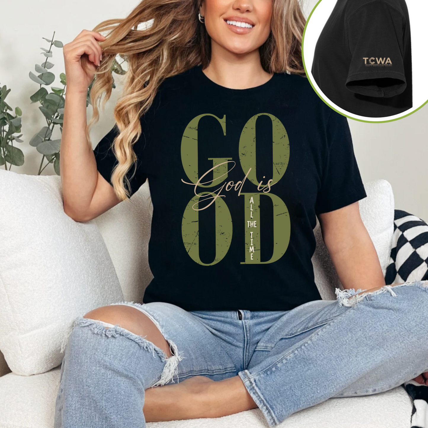 God Is GOOD Adult T-Shirt - 1717