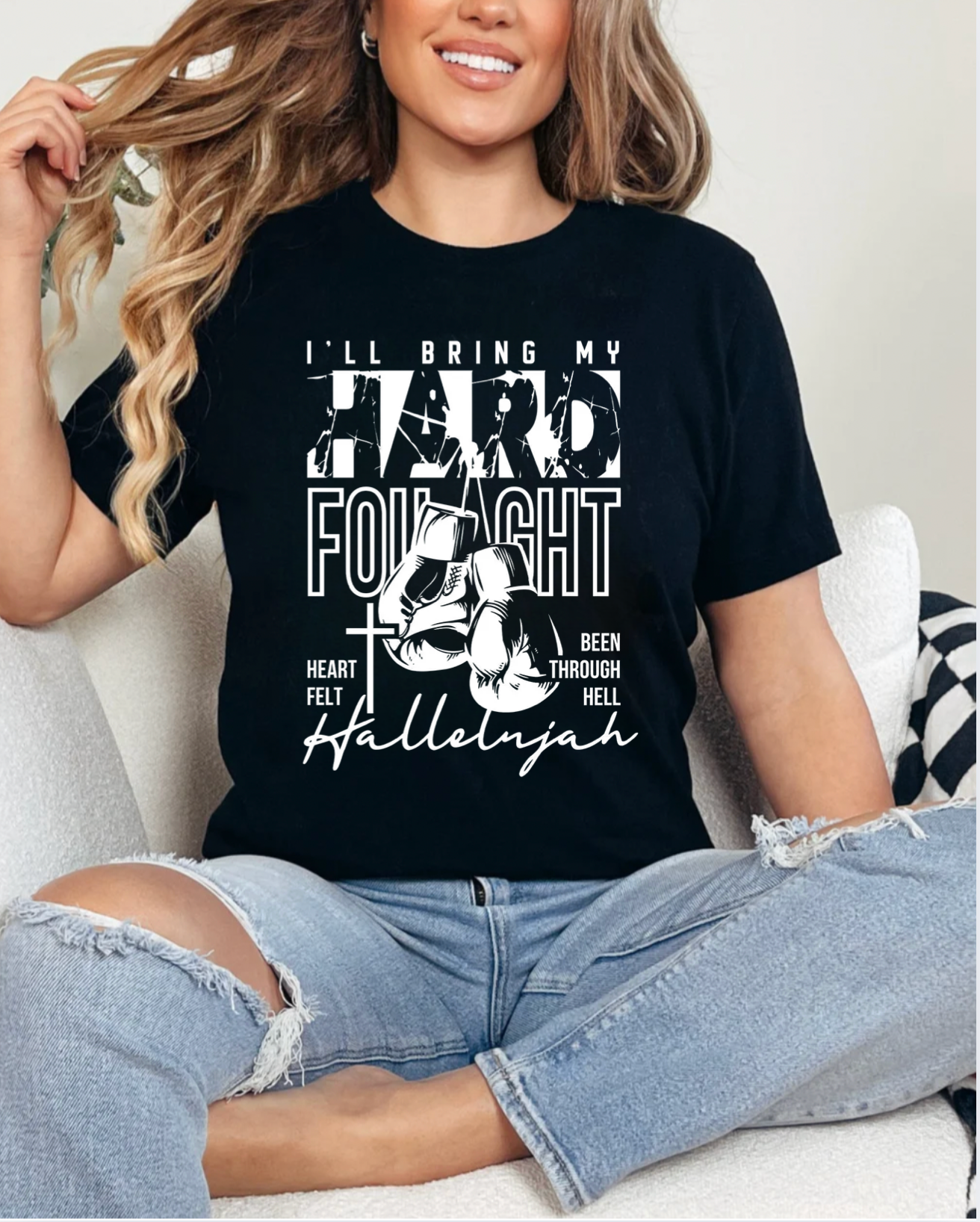 Grunge Hard Fought Hallelujah TShirt