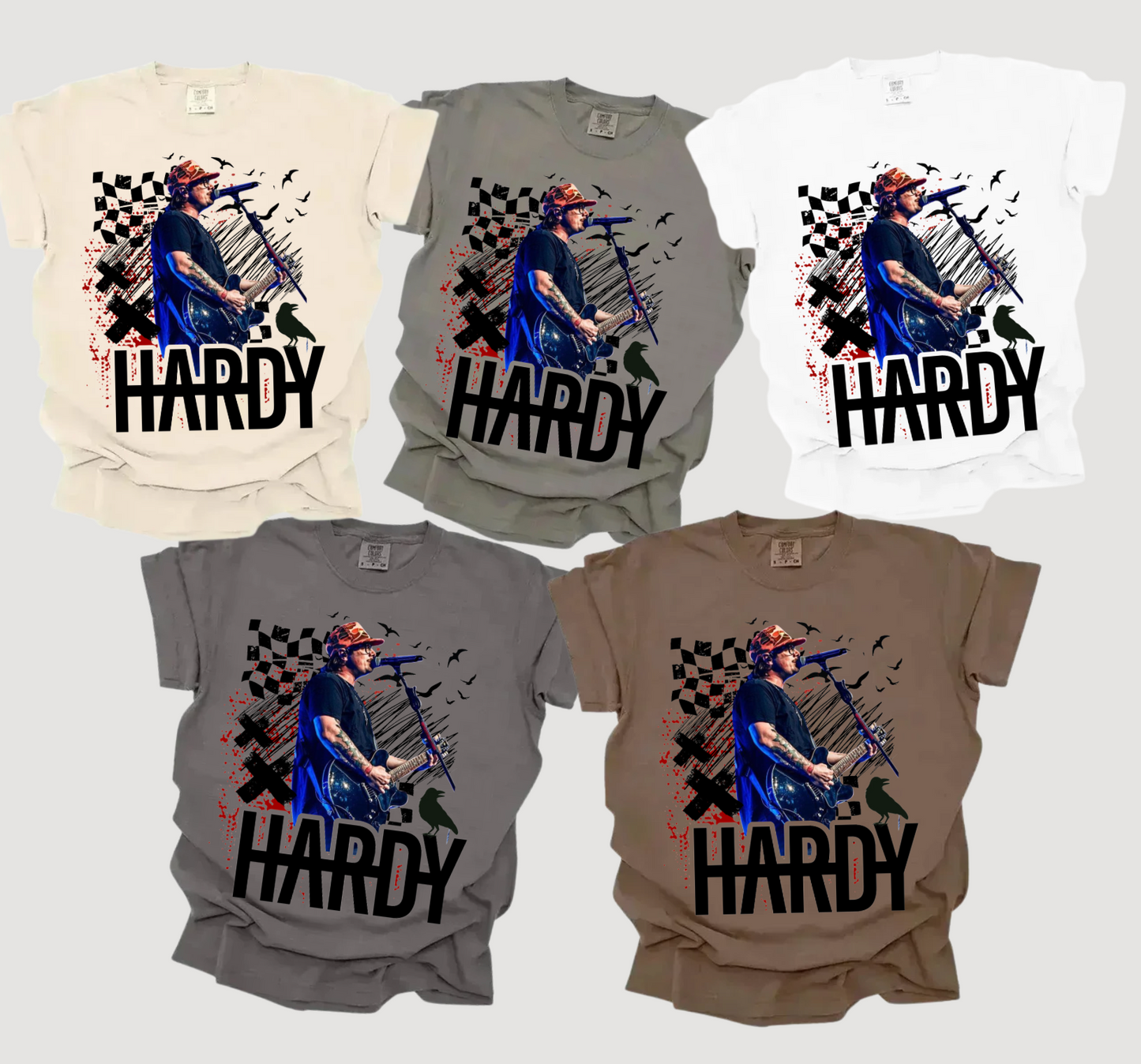 Hardy Collage Graphic T-Shirt