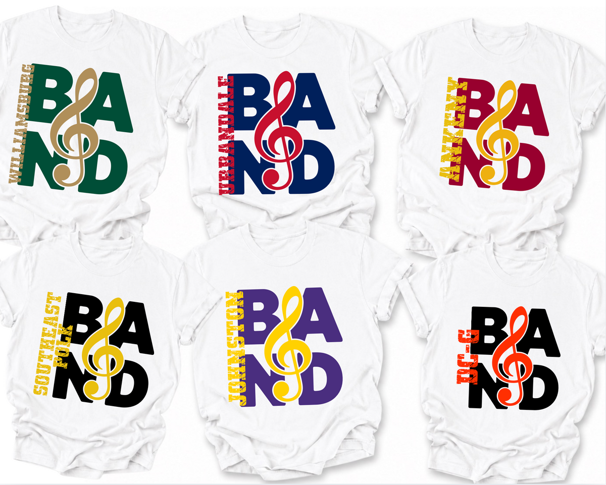 Custom School Band Unisex Softstyle T-Shirt