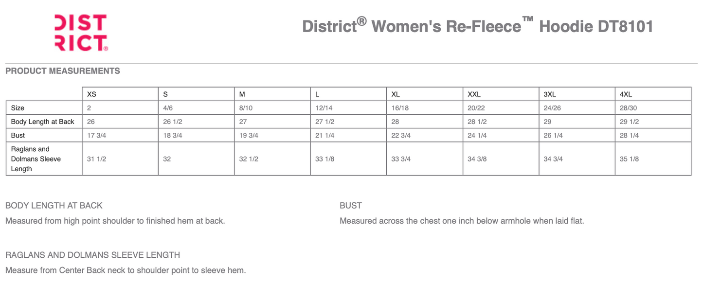 District® Women’s Re-Fleece™ Hoodie - DT8101