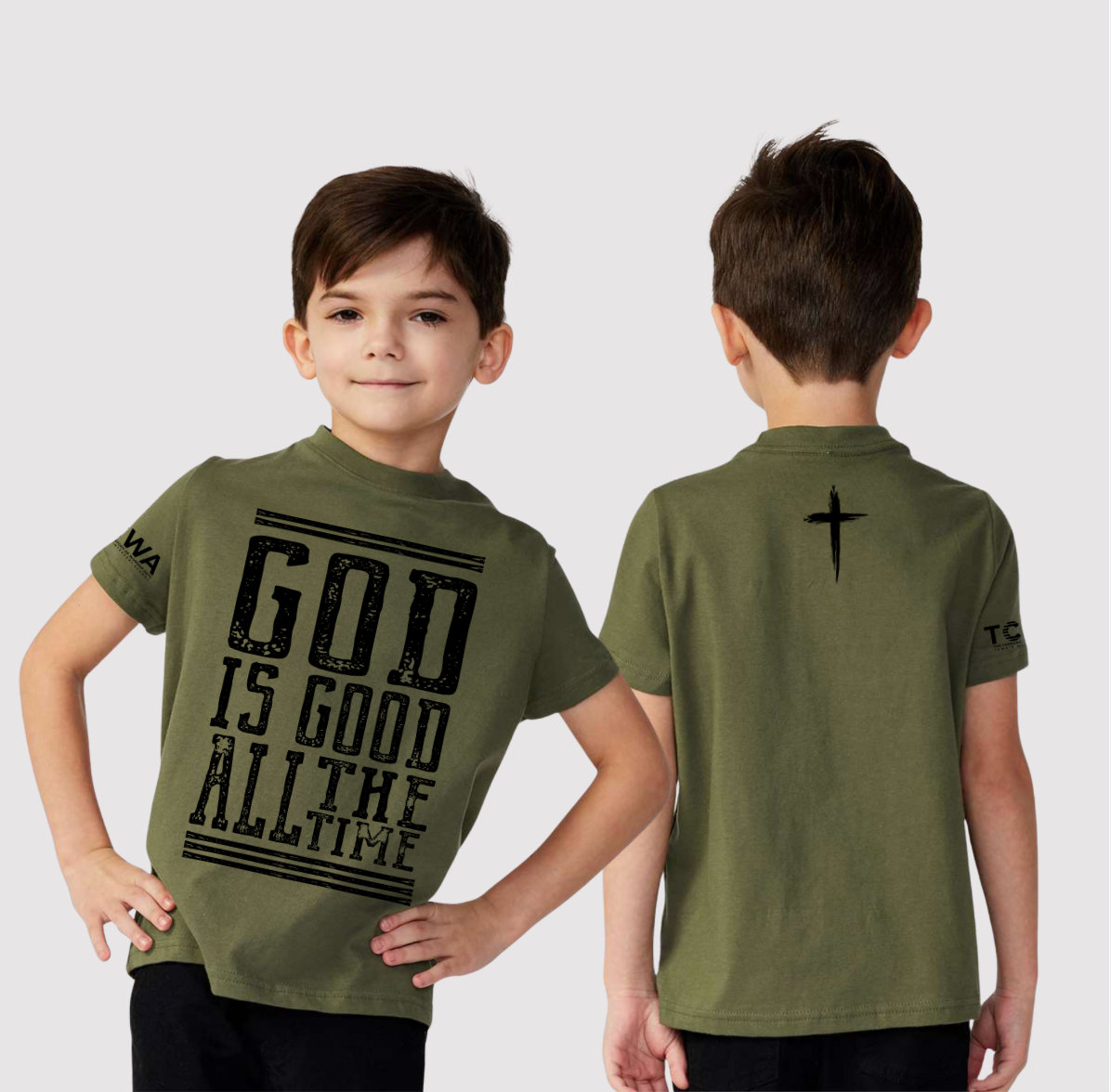 God Is Good All The Time Toddler T-Shirt - 3321
