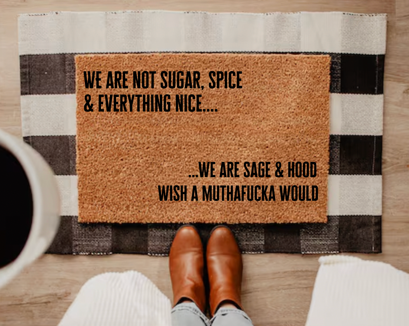 Wish a Muthafucka Would Doormat