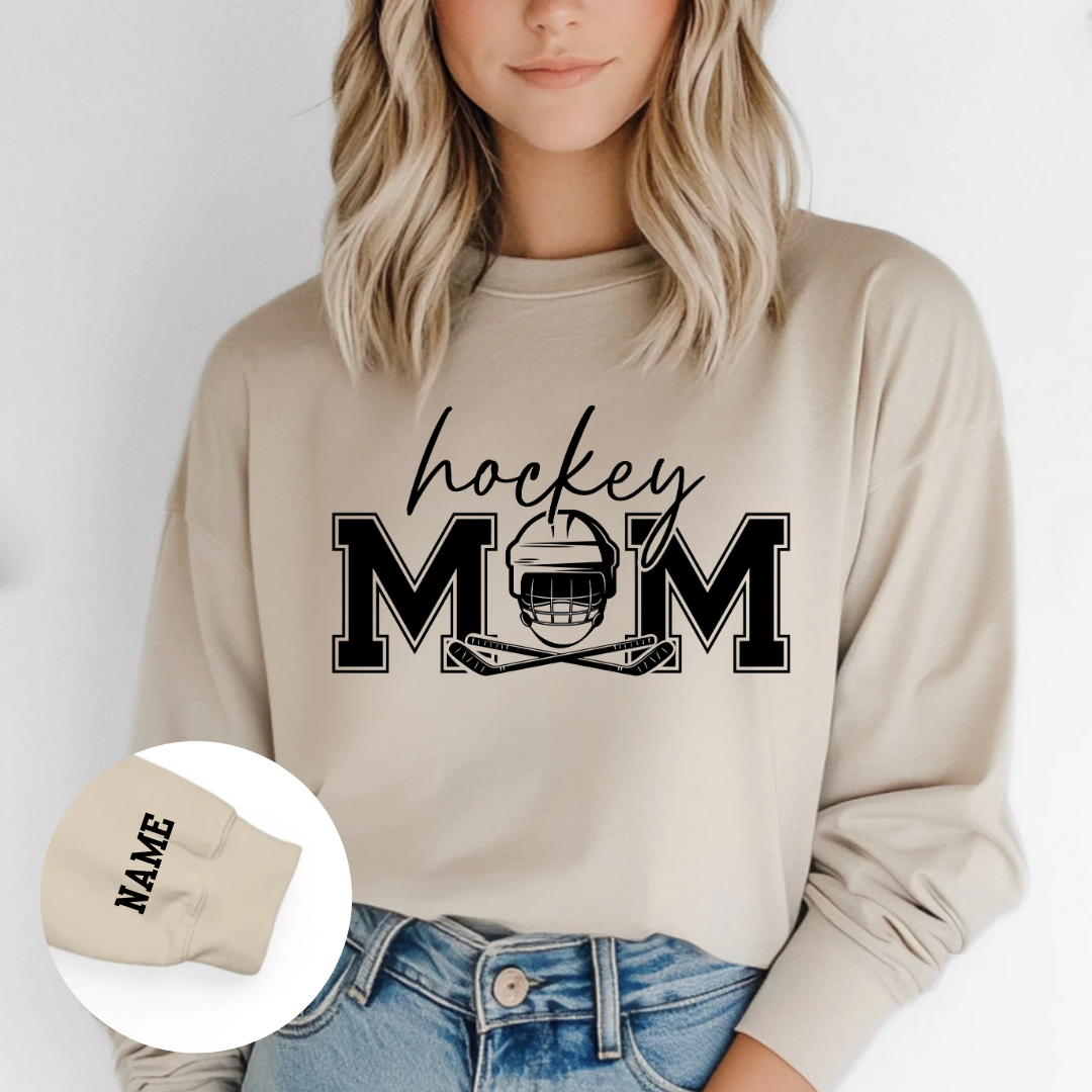 Personalized Hockey Mom Crewneck