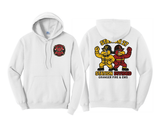 Unisex Station Divided Hoodie