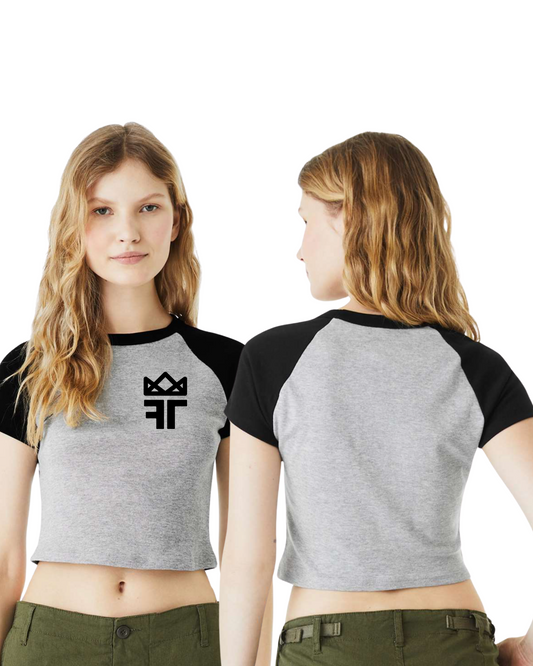 Women's Micro Rib Raglan Baby Tee