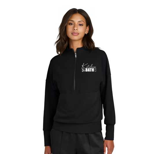 Mercer+Mettle® Women’s Linear Texture 1/4-Zip - Design 2